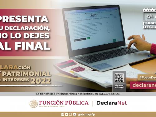 ¡LA META ES QUE TODAS Y TODOS DECLAREMOS!